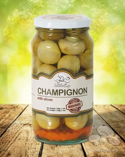 Champignon with olives