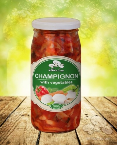 Champignon with vegetables